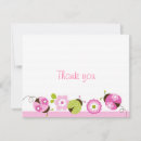 Search for ladybug note cards Pink