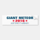 Search for meteor bumper stickers Giant