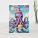 Search for octopus birthday cards Sea creature