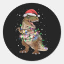Search for t rex humour stickers Merry christmas