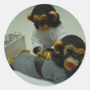 Search for blue monkey stickers Brown