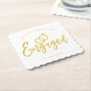Search for engagement coasters Black and white