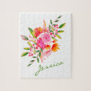 Search for colourful watercolor art puzzles Floral