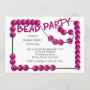 Search for bead party invitations Beads