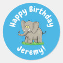 Search for funny elephants stickers For kids