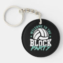 Search for funny volleyball key rings Player