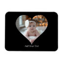 Search for heart shaped photo magnets Black and white