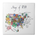 Search for state tiles Watercolor