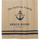 Search for beach shower curtains Monogrammed
