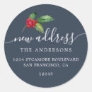 Search for dark blue return address labels New home