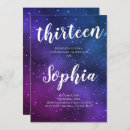 Search for space girl birthday invitations Galaxy