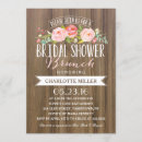 Search for wooden bridal shower invitations Floral
