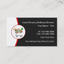 Search for grocery business cards Shopping