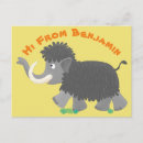 Search for wooly mammoth postcards Ice age