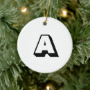 Search for initials christmas tree decorations Monogrammed