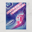 Search for rocket ship postcards Vintage
