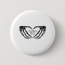 Search for skeleton hand badges Goth valentine