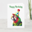 Search for macaw birthday cards Animal