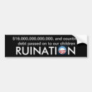 Search for dollar bumper stickers Debt