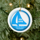 Search for boating christmas tree decorations Sailboat