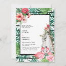 Search for tropical flamingo wedding invitations Pink