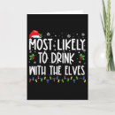 Search for funny santa claus cards Elf