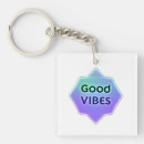 Search for good vibes key rings Typography