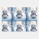 Search for snowmen wrapping paper Unique