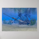 Search for shipwrecks posters Sea