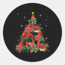 Search for cardinal in the snow stickers Animals
