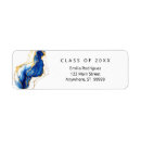 Search for yellow blue return address labels Gold