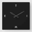Search for black and white clocks Minimalism