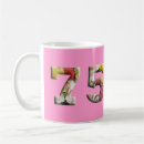 Search for 75th birthday mugs Anniversary