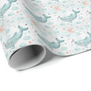 Search for baby whale wrapping paper Watercolor