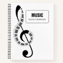 Search for music notebooks Treble clef