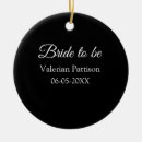 Search for maid christmas tree decorations Bride to be