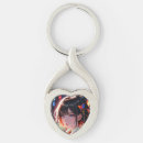 Search for anime girl key rings Kawaii