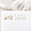 Search for white and gold return address labels Rustic