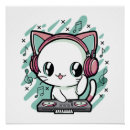 Search for cat dj posters Funny