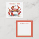 Search for crabs note cards Beach