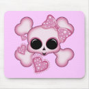 Search for pink skulls mouse mats Hearts