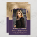 Search for purple rose gold birthday invitations Pretty