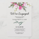 Search for floral engagement party invitations Vintage