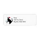 Search for martini return address labels Red