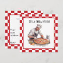 Search for pizza chef invitations Party
