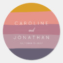 Search for striped wedding stickers Elegant