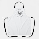 Search for black and white chicken aprons Rustic