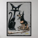 Search for doberman painting posters Illustration