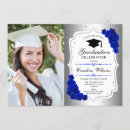 Search for royal blue graduation invitations Picture