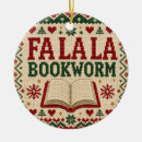 Search for bookworm christmas tree decorations Bookish